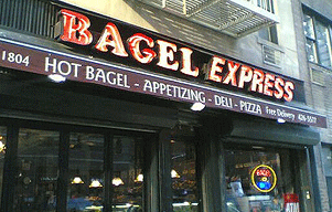 Bagel Express Coffee Shop enjoys our coffee delivery service and Espresso-Etc! machine.