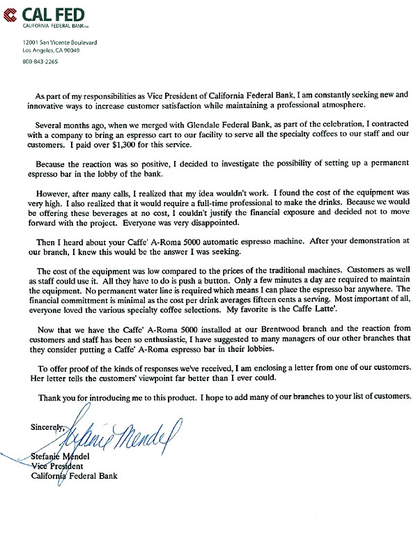 Testimonial from Citibank, great review!